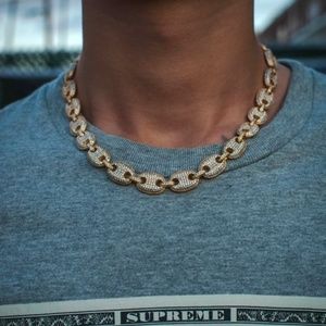 12mm Gucci Link Iced Chain